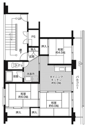 ビレッジハウス滝沢大崎1号棟 (103号室)の物件間取画像